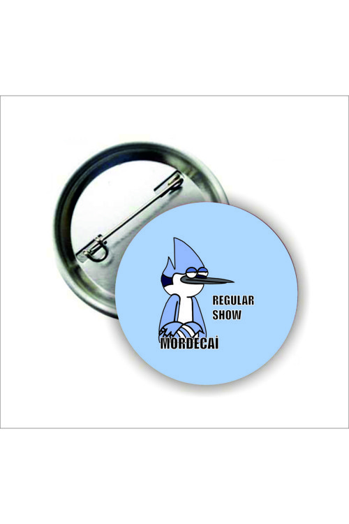 Regular Show Mordecai Buton Rozet