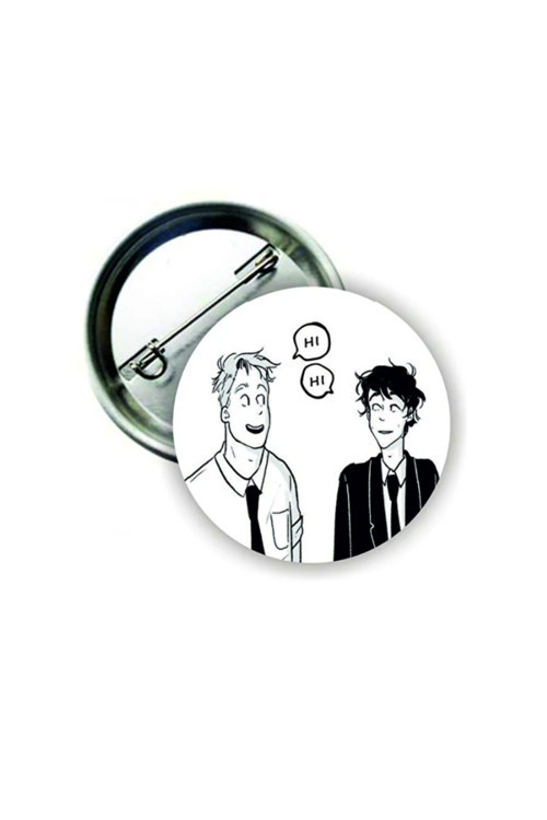 Heartstopper / Kalp Çarpıntısı Buton Rozet