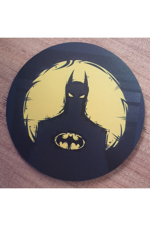 Batman Ahşap Bardak Altlığı (6 Adet)