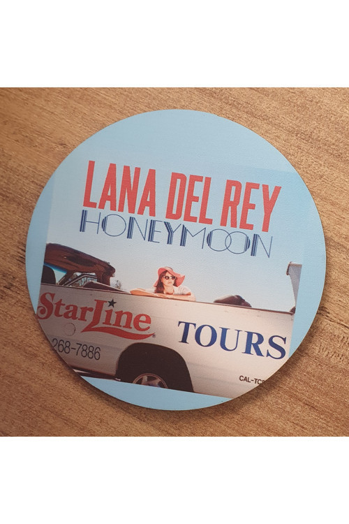 Lana Del Rey - Honeymoon Ahşap Bardak Altlığı (6 Adet)