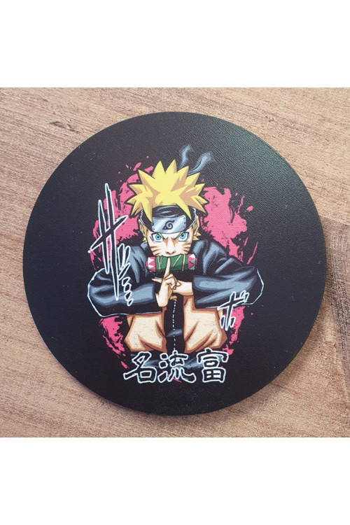 Naruto Ahşap Bardak Altlığı (6 Adet)