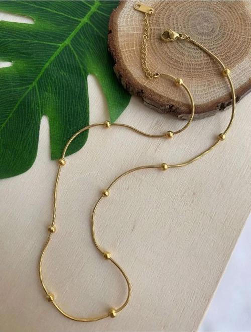 Kadın Altın Kaplama Toplu Dorika Model Kolye