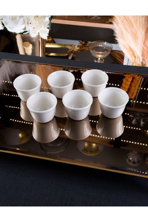 1. Sınıf Kalite Porselen Arap Kahve Fincanı (Mırra Fincanı) Porselen