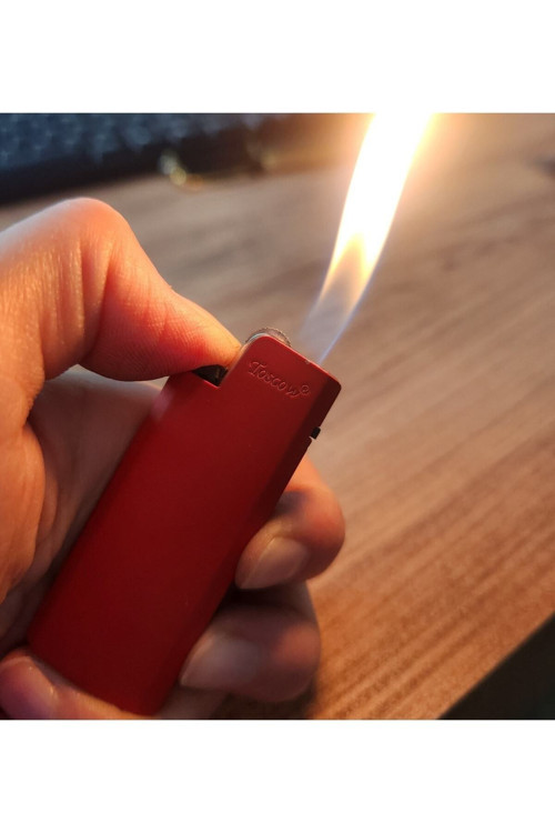 Toscow Taşlı Çakmak Kırmızı