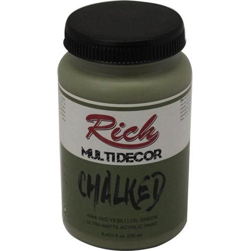 Multi Decor Chalked Akrilik Boya 250 cc. 4568 YAĞ YEŞİLİ