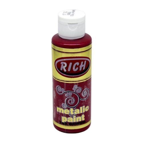 Metalik Akrilik Boya 120 cc. 762 BORDO