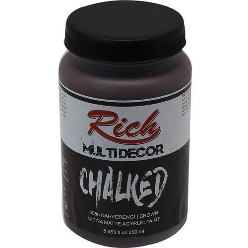 Multi Decor Chalked Akrilik Boya 250 cc. 4586 KAHVERENGİ