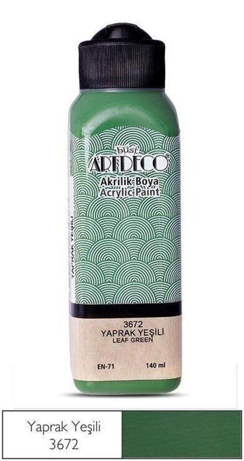 Akrilik Boya 140 ml. 3672 YAPRAK YEŞİLİ
