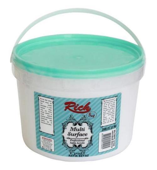 Multi Surface Her Yüzey İçin Akrilik Boya 2500 ml. 2102 ANTİK BEYAZ