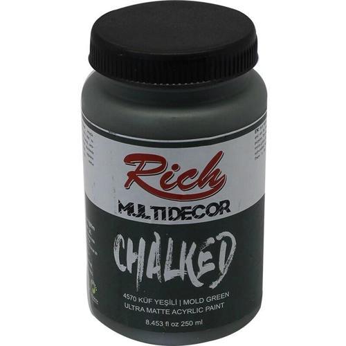 Multi Decor Chalked Akrilik Boya 250 cc. 4570 KÜF YEŞİLİ