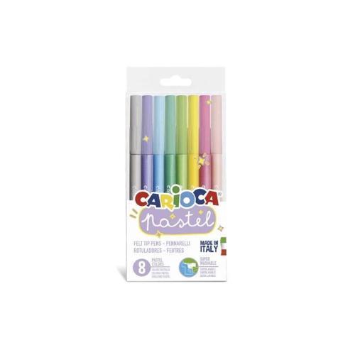 Pastel Süper Yıkanabilir Keçeli Boya Kalemi 8 Renk