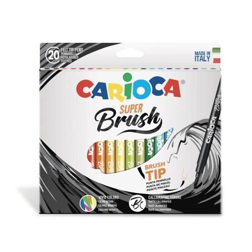 Super Brush Fırça Uçlu Keçeli Boya Kalemi 20 Renk