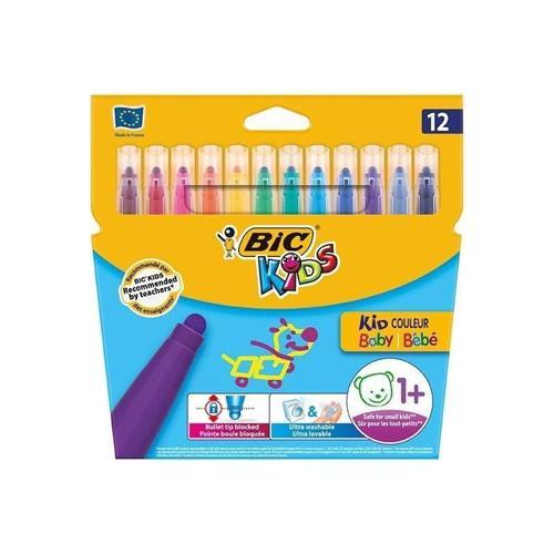 Kids Kid Couleur Keçeli Boya Kalemi 12 Renk
