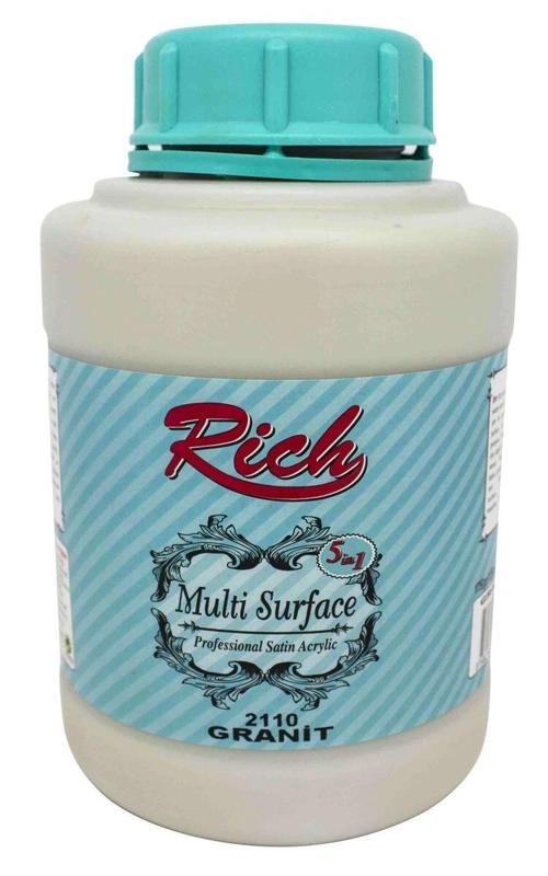 Multi Surface Her Yüzey İçin Akrilik Boya 1750 gr. 2110 GRANİT