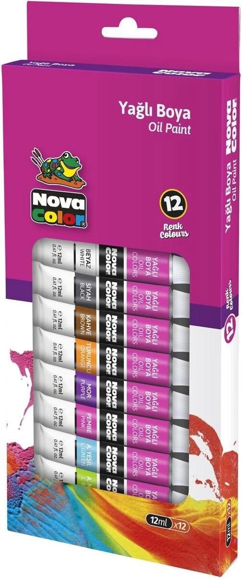 Yağlı Boya Seti 12 Renk x 12 ml. Tüp