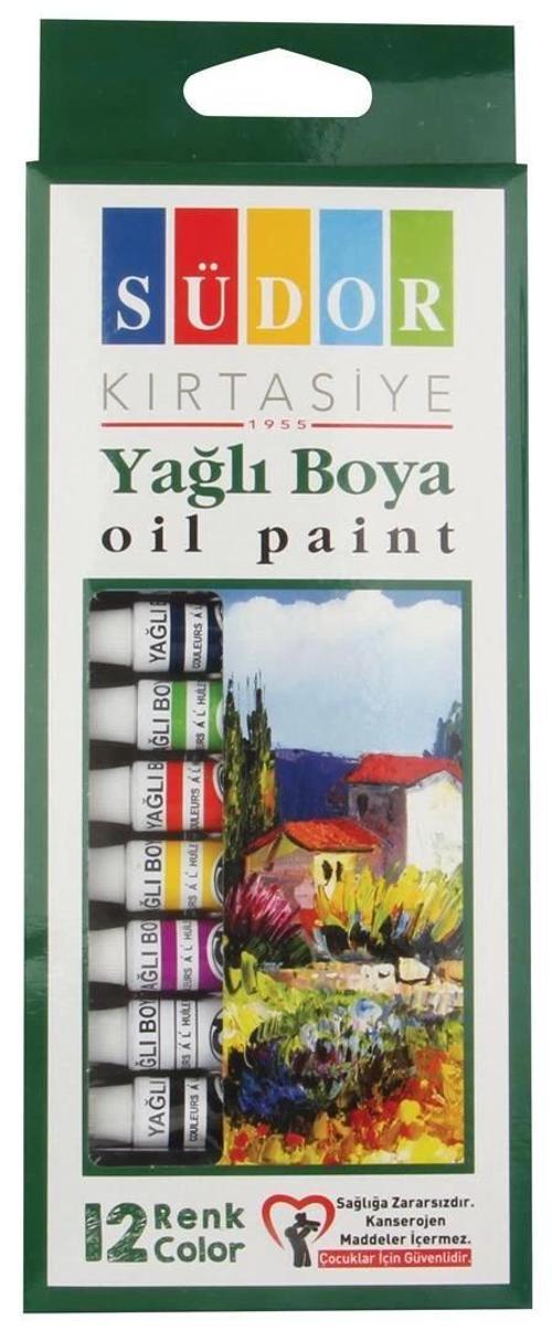 Yağlı Boya Seti 12 Renk x 8.5 ml. Tüp