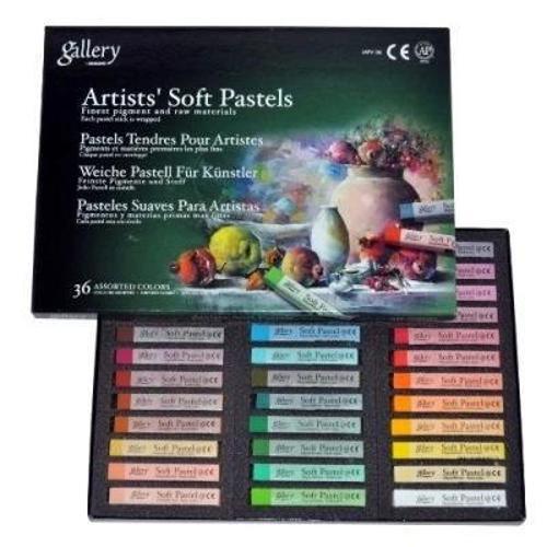 Gallery Artists' Soft Toz Pastel Boya Seti 36 Renk Tam Boy