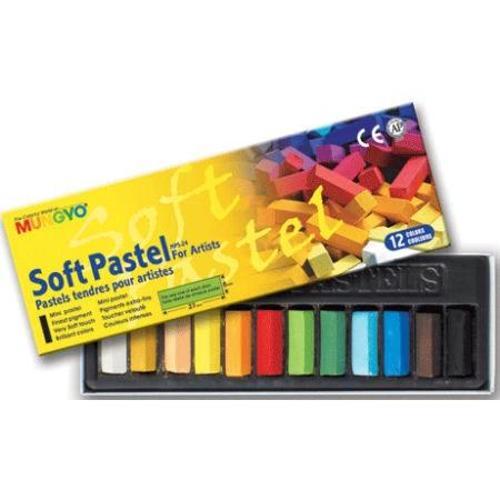 Gallery Artists' Soft Toz Pastel Boya Seti 12 Renk Yarım Boy