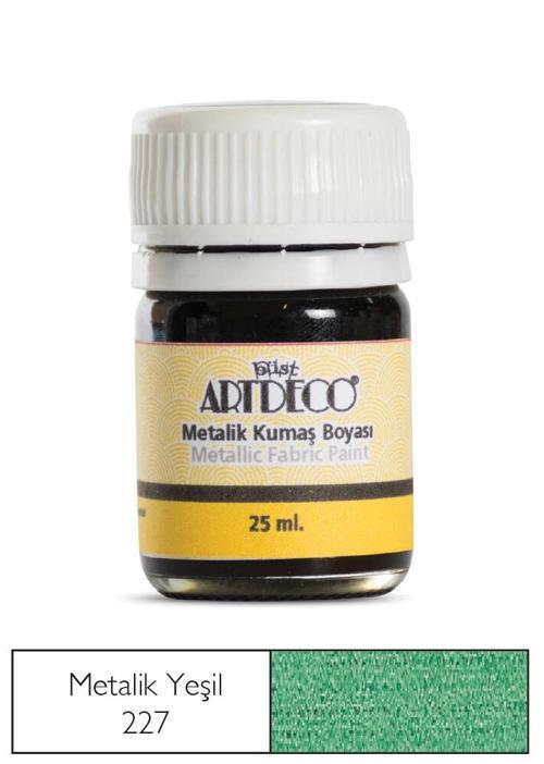 Metalik Kumaş Boyası 227 Yeşil