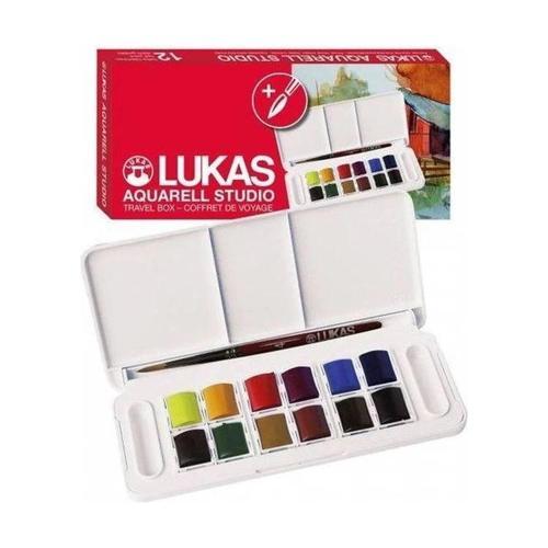 Aquarell Studio Tablet Sulu Boya Seti 12 Renk 1/2 Tablet