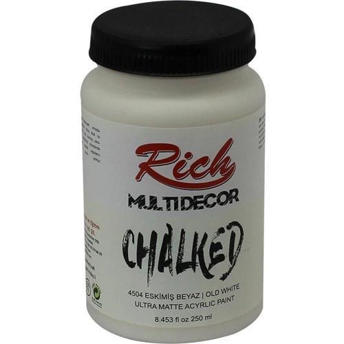 Multi Decor Chalked Akrilik Boya 250 cc. 4504 ESKİMİŞ BEYAZ