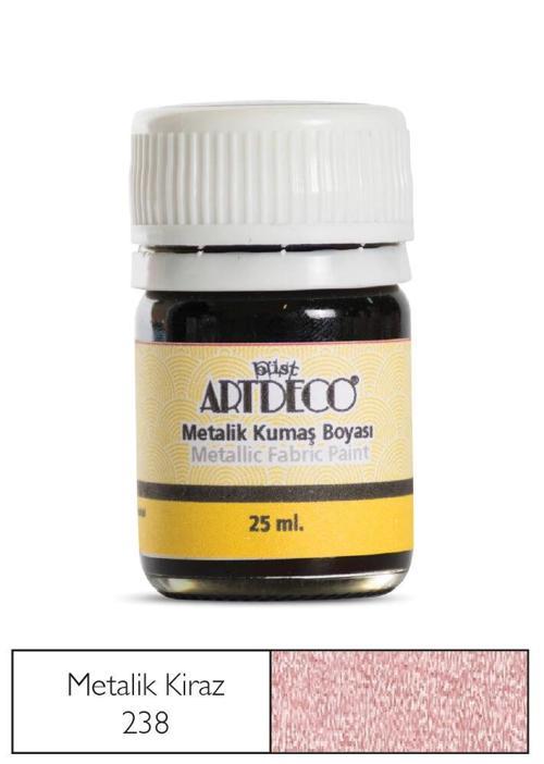 Metalik Kumaş Boyası 238 Kiraz