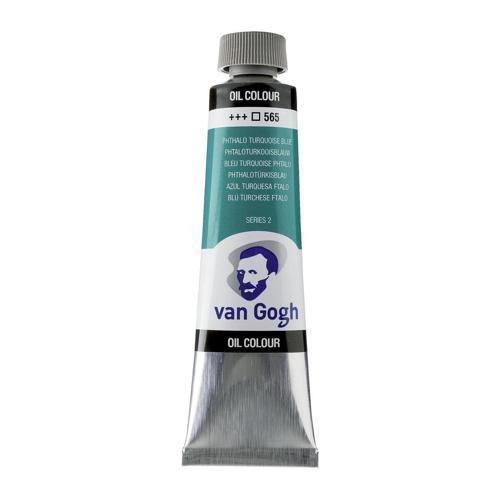 Van Gogh Yağlı Boya 40 ml. 565 Phthalo Turquoise Blue