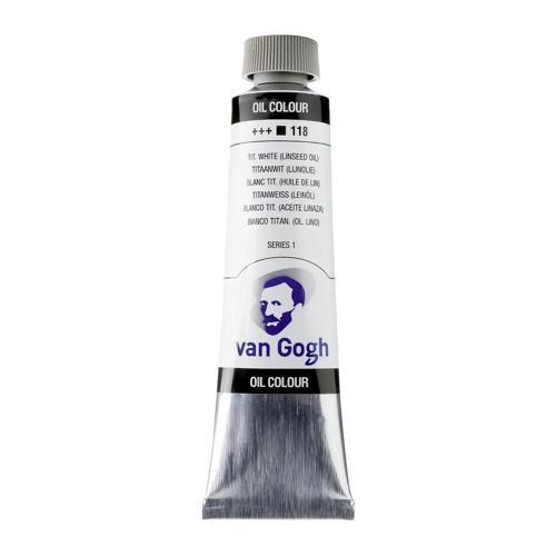 Van Gogh Yağlı Boya 40 ml. 118 Titanium White (Linseed Oil)