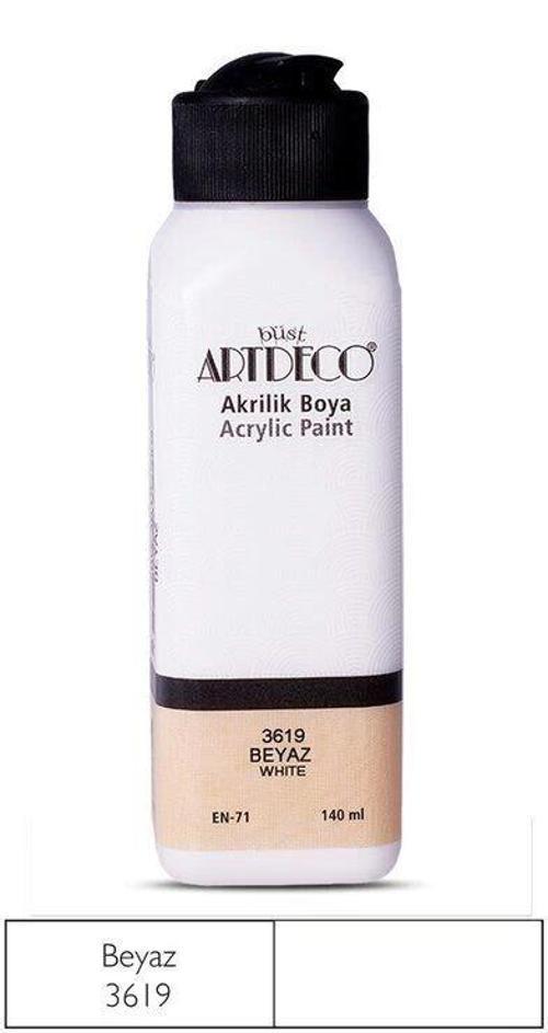 Akrilik Boya 140 ml. 3619 BEYAZ