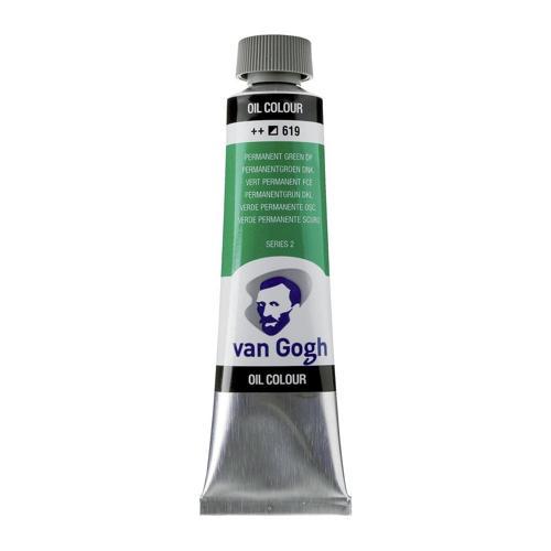 Van Gogh Yağlı Boya 40 ml. 619 Permanent Green Deep