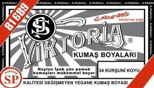 Toz Kumaş Boyası 34 KURŞUNİ KOYU
