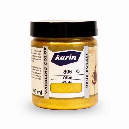 Ebru Boyası 105 ml. 806 Altın