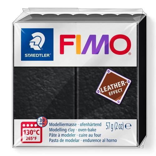 Fimo Leather (Deri) Effect Polimer Kil 909 Siyah