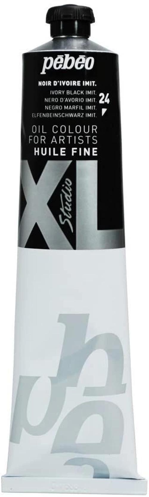 Huile Fine XL Yağlı Boya 200 ml. 24 Ivory Black Imit.