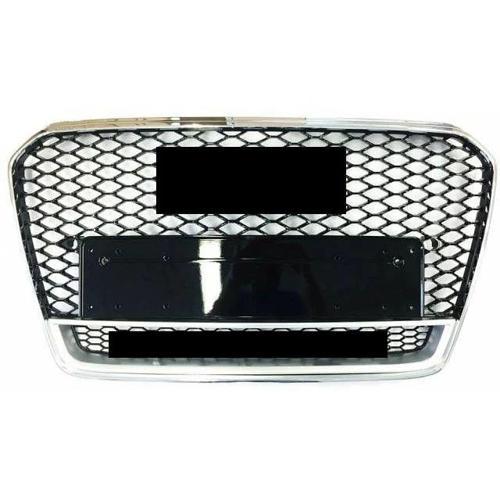 Audi A5 RS5 Panjur Quattro Yazılı Krom/Siyah RS 2011-2016 Arası Uyumlu