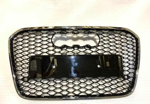 Audi A6 2012-2015 Panjur S6 Krom/Nikelaj Çerçeve