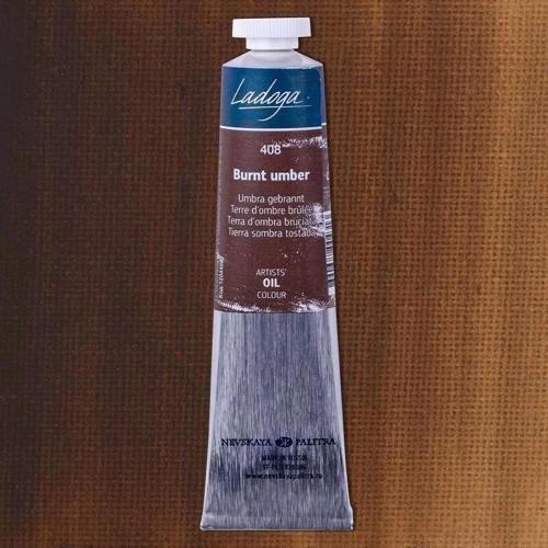 Ladoga Yağlı Boya 46 ml. 408 Burnt Umber