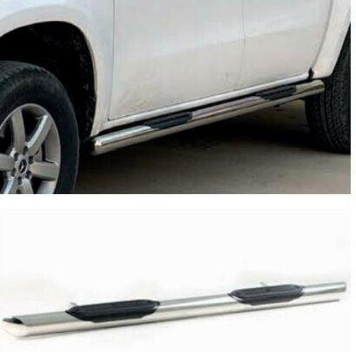 Mercedes X-Class 2017+ Uyumlu Off Road Yan Basamak (Dragos Plus) Krom AQM4WD