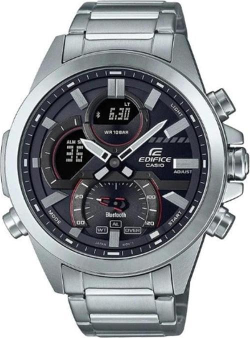 ECB-30D-1ADF Analog/Dijital Çelik Gri 49 mm Erkek Kol Saati
