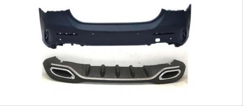 Mercedes W117 Cla Serisi Uyumlu Oem Amg Arka Tampon&Egzoz