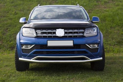 Isuzu D-Max 2006+ Off Road Ön Tampon Koruma Demiri Krom (Çiftli Bıyık) AQM4WD