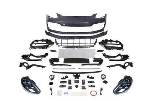 Porsche Panamera 2 2011-2013 için Full Facelift 2018 GTS Uyumlu Bodykit (Farlar Dahil)