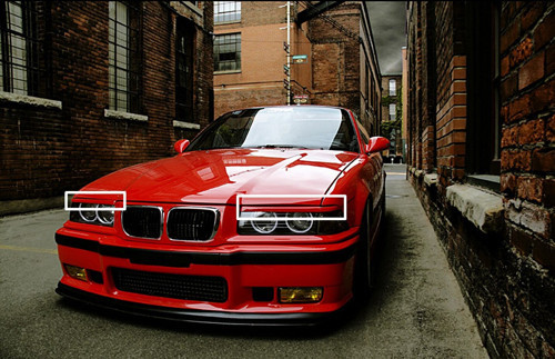 Bmw E36 1991-1998 Far Kaşı