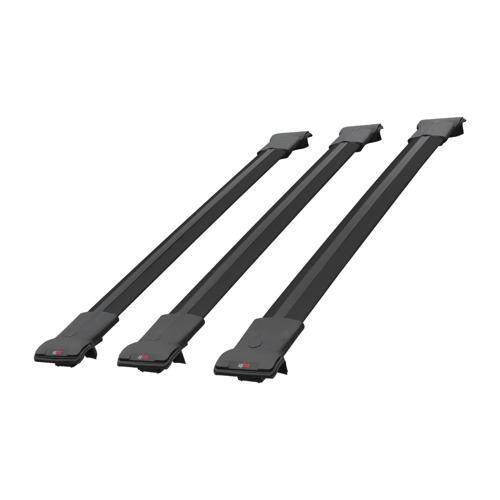 Chevrolet Captiva 2011-2015 Arası ile Uyumlu FLY Model Ara Atkı Tavan Barı Siyah 3 Adet