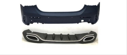 Mercedes W117 Cla Serisi Uyumlu Oem Arka Tampon&Egzoz
