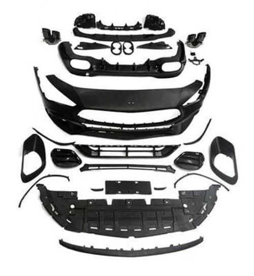 Mercedes W118 Cla 45 Uyumlu Full Body Kit (Ön Tampon-Panjur-Difüzör-Egzoz)