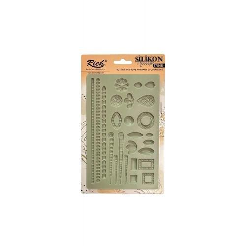 Silicone Moulds Silikon Epoksi ve Polimer Kil Kalıbı 19x12 cm. 17848