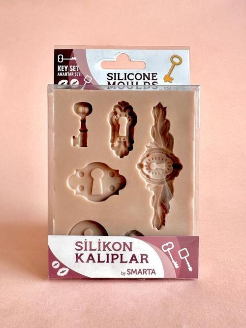 Silicone Moulds Silikon Epoksi ve Polimer Kil Kalıbı KEY SET