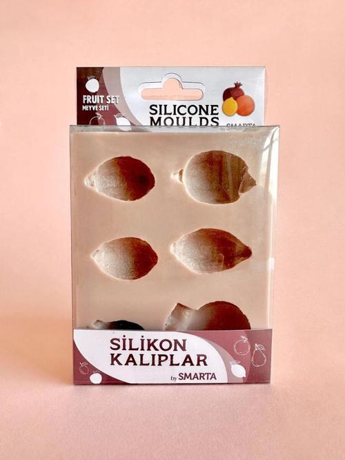 Silicone Moulds Silikon Epoksi ve Polimer Kil Kalıbı FRUIT SET