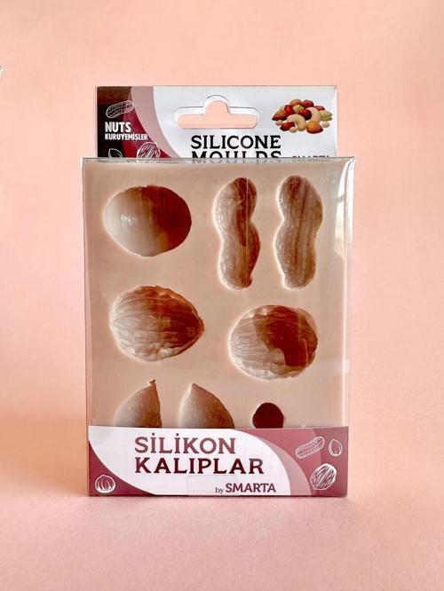Silicone Moulds Silikon Epoksi ve Polimer Kil Kalıbı NUTS
